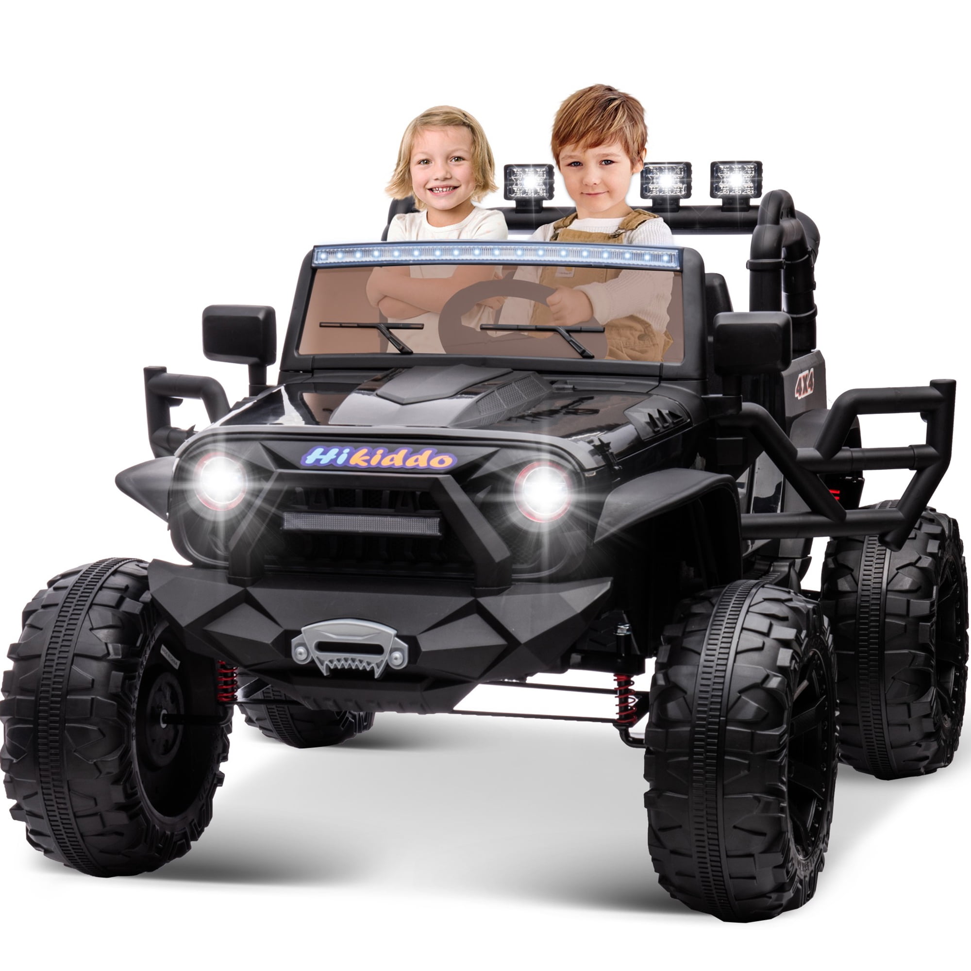 Hikiddo JC555 24V Kids Ride on Truck, 2Seater Powered Ride on Toy Car