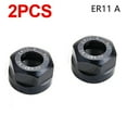 thumbnail image 6 of Lierteer 2 X ER11 A Type Collet Clamping Nut For ER Collet Milling CNC Chuck Holder Lathe, 6 of 9