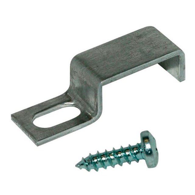 1.5 in. Aluminum Screen Clip, Silver