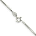 thumbnail image 3 of 925 Sterling Silver Box Chain Styles Necklace 1.35 mm 8 Sided Diamond-cut 18 inch, 3 of 4