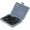 thumbnail image 2 of Professional Hole Saw Set, Heat Treated Tungsten Carbide Teeth for Fast Cutting and Rustproof Durability, Easy Replacement Backing Plate Included, 2 of 5