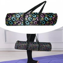 TELOLY Yoga Mat Bags,Waterproof Fabric Plus Oxford Cloth Gym Bag with Yoga Mat Holder,26.97"*5.91"*0.79" Tear Resistant Yoga Mat Carrier,Style1