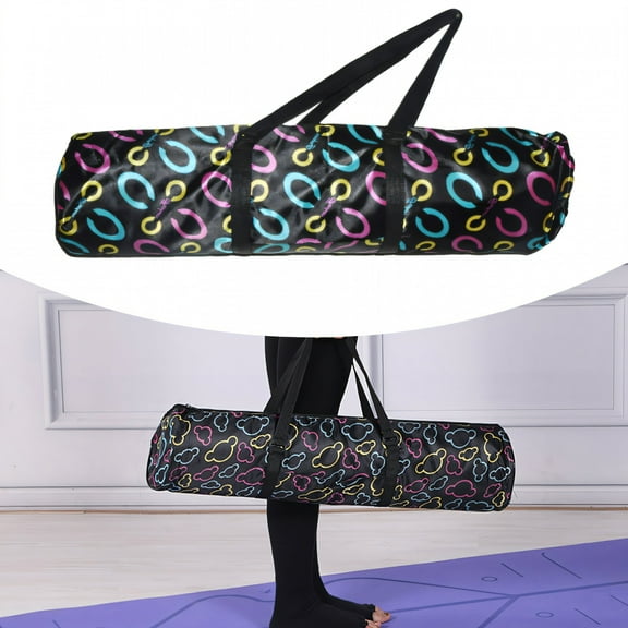 TELOLY Yoga Mat Bags,Waterproof Fabric Plus Oxford Cloth Gym Bag with Yoga Mat Holder,26.97"*5.91"*0.79" Tear Resistant Yoga Mat Carrier,Style1