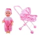 thumbnail image 3 of de Plástico Jugar Juguetes Muñeca con Cochecito Cochecito Conjunto de Juguete UNA CUTICAT Los niños fingen jugar, 3 of 6