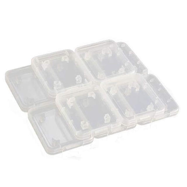 Boîte de Rangement Transparente pour Cartes Mémoire SD SDHC Standard (Lot de 10)