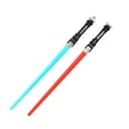 thumbnail image 1 of 2 piezas de juguete de espada intermitente con luz LED de sable con sonido 1 azul 1 rojo, 1 of 9