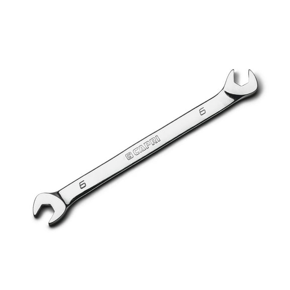 Capri Tools 6 mm Angle Open End Wrench, 30Â° and 60Â° angles, Metric