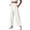 White #012, variant on Wide Leg Palazzo Pants for Women Summer Elastic High Waist Flowy Travel Beach Pant with Pockets, XL