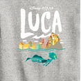 thumbnail image 3 of Luca -  Coastal Sea Monster - Toddler And Youth Crewneck Fleece Sweatshirt, 3 of 5
