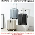 Hanke Underseat luggage,14 Inch Mini Carry On Luggage Lightweight