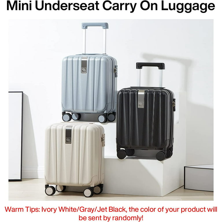 MIXI 14 Inch Underseat Carry On Luggage Lightweight Mini Suitcase