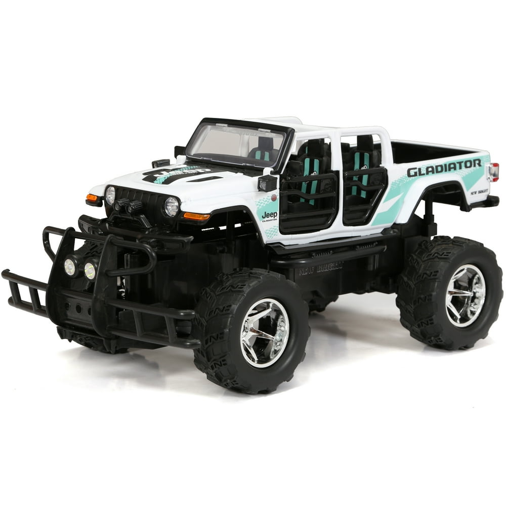 New Bright 114 Scale Remote Control Truck 2.4GHz USB Jeep Gladiator