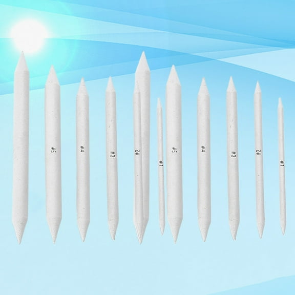 Masteelf White Paper Blending Stumps Set for Drawing 2 Sets 12PCS Art Supplies Tools