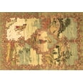 thumbnail image 1 of Ahgly Company Indoor Rectangle Animal Brown Traditional Area Rugs, 2' x 4', 1 of 4