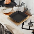 thumbnail image 3 of GOOHOCHY 1 Set Non Stick Frying Pans Wood Easy to Clean for Household Users Black, 3 of 7