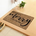 thumbnail image 2 of Baywell Merry Christmas Doormat Indoor Outdoor Rug, Winter Christmas Front Door Mat Anti-Slip for Xmas Seasonal Holiday Kitchen Entrance Floor Decortion, 2 of 3