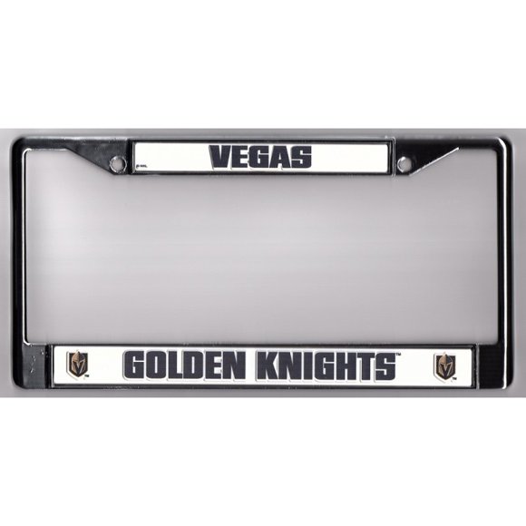 Las Vegas Golden Knights Chrome License Plate Frame