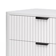 thumbnail image 4 of DEXTRUS 3-Drawer Fluted Dresser with Anti-Tip Device, Wood Chest of Drawers, White, 4 of 8