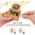 thumbnail image 4 of You are My Sunshine Caja de música Cajas de música con manivela Vintage Cajas de música Regalos para cumpleaños/Navidad/Día de San Valentín Decoración del hogar, 4 of 5