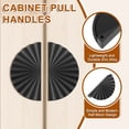 thumbnail image 4 of Uxcell Cabinet Pull Handles, Zinc Alloy Modern Drawer Pulls for Kitchen Cupboard Dresser Cabinet Hardware Black, 4 of 7