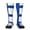 2 Black-2, variant on Flag Of Finland Knee High Socks for Women Long Leg Warmers Socks