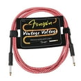 thumbnail image 1 of Electric Instrument Cable Portable Guitar Patch Cords for Amp Keyboard Mixer 3m red white, 1 of 8
