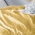 thumbnail image 6 of Walensee 100% Acrylic Knit Throw Blanket for Couch, 60" x 80", Mustard, Machine Washable, 6 of 8
