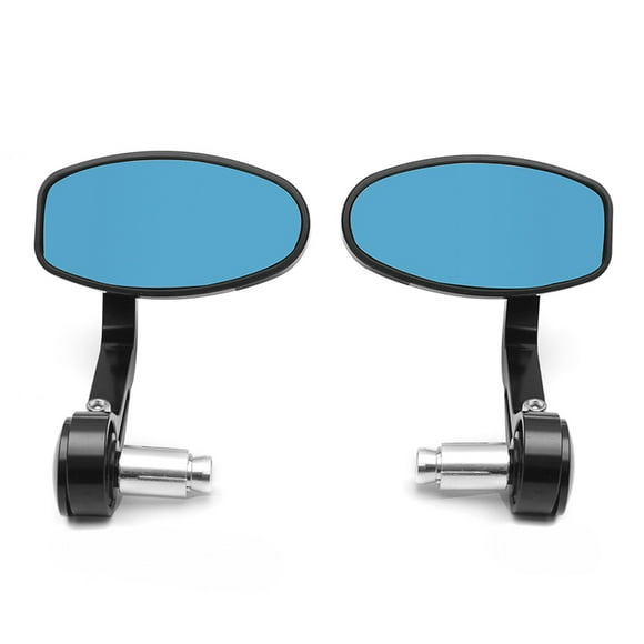 TFixol 2Pcs CNC Motorcycle Bar End Black Rearview Side Mirrors for Triumph Speed Triple