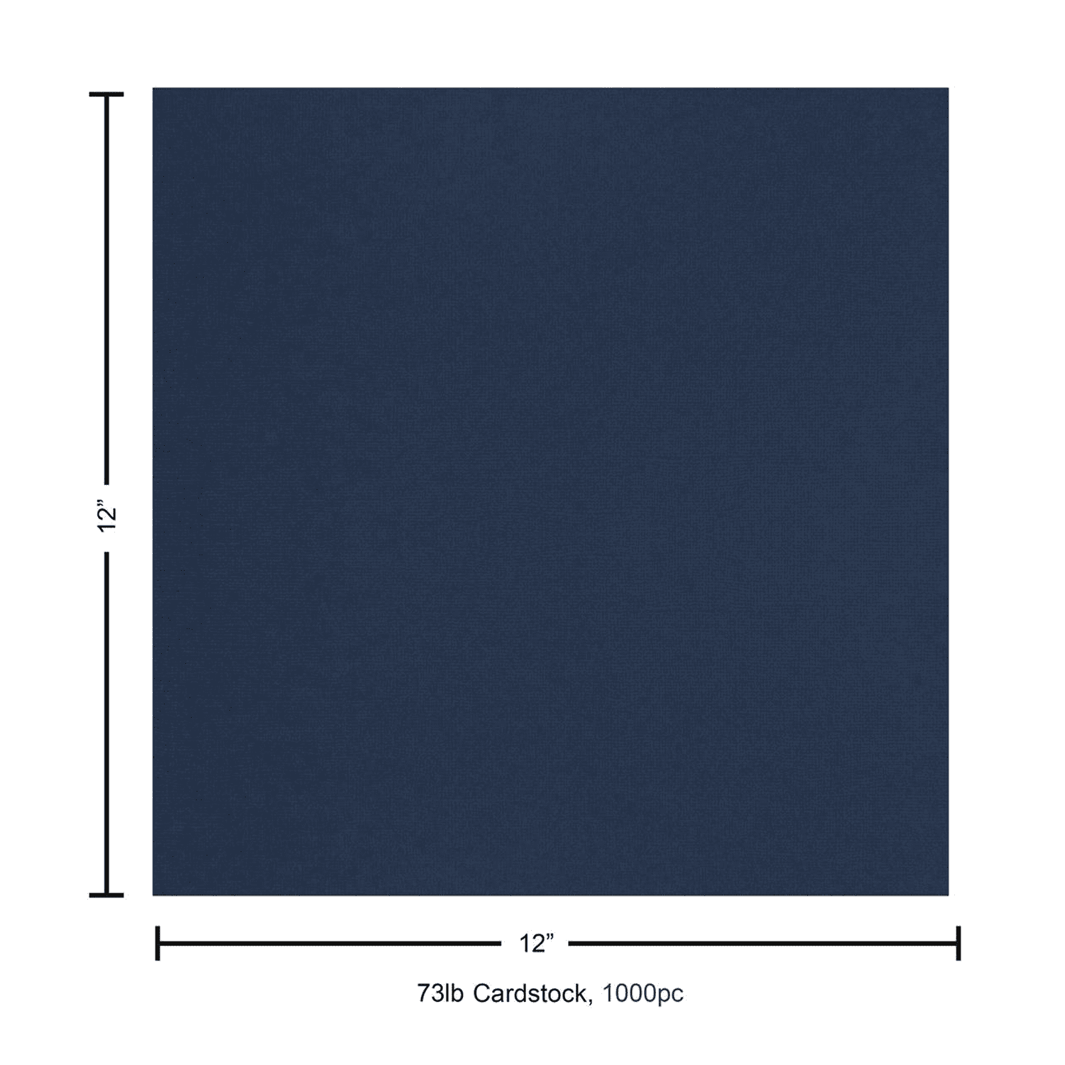 PA Paper Accents Muslin Cardstock 12" x 12" Chambray, 73lb colored cardstock paper for card making, scrapbooking, printing, quilling and crafts, 1000 piece box
