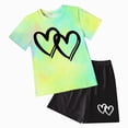 thumbnail image 4 of Little Girls Summer Clothes Set Teen Girls 3T 4T 5T 6T 7T 2-Piece Outfit Trendy Short Outfits for Teens Kaprioy, 4 of 4