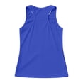 thumbnail image 6 of YaEYa Girls Ribbed Tank Top Fitted Sleeveless Racerback Athletic Workout Top Summer Exercise Yoga Gym Shirts Fits for Kids 4-14 Years, 6 of 10