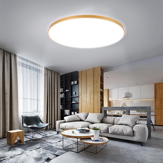 Lámpara de techo ultrafina, redonda, para dormitorio, sala de estar, luz LED para balcón, lámpara moderna decorativa minimalista