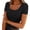 Black, variant on Women Basic Solid Square Neck Short Sleeve Casual Comfy Slim Tshirt Top Summer Fashion U-Neck Workout Tee, Green XXL