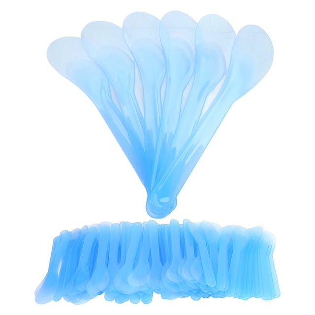 Espátulas para crema depilatoria, 100 piezas Espátulas cosméticas de plástico Espátulas para crema depilatoria Espátulas cosméticas Materiales ecológicos