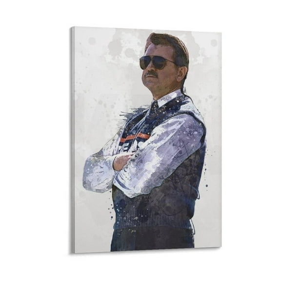 Mike Ditka Canvas Poster Painting On Canvas Wall Art Poster Scroll Picture Print Living Room Walls Decor Home Posters 12x18inch(30x45cm)