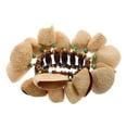 thumbnail image 4 of Miangastore African Nut Shell Hand Bell Bracelet Tribal Style Handbell Drum Percussion Accessories Hand Chain, 4 of 8