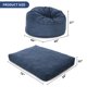 thumbnail image 5 of Yeshouse Sillón puf grande convertible en cama con relleno, 2 en 1, para adultos con funda de pana lavable, sofá cama para sala de estar y dormitorio, 5 of 8