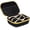Black, variant on Hard Shell Sunglass Travel Organizer Glasses Case, Eyeglass Storage Box for Multiple Glasses with Adjustable Slots