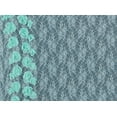 thumbnail image 2 of Zelouf Canyon Double Boder Mesh Flower On Lace  , Sewing, DIY, Crafts Fabric by the Yard, Aqua Sunrise, 3 Yard, 2 of 2