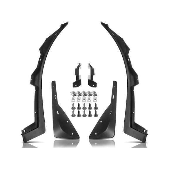 Mud Guard Set 4 - Compatible with 2014 - 2015 Chevy Camaro