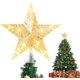 thumbnail image 1 of Estrella LED de Navidad HUOGUO Color Blanco Cálido 23 x 23 x 4 cm, 1 of 5