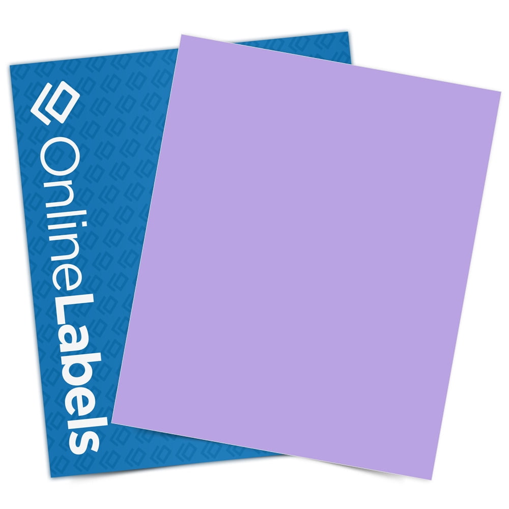 Online Labels - Waterproof Clear Gloss Sticker Paper - 25 Sheets