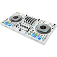 thumbnail image 2 of Pioneer DJ DDJ FLX10 Limited Edition 4-Channel DJ Controller for rekordbox and Serato - White Bundle with Case, Gearlux Headphones, DMX Cable, and Austin Bazaar Polishing Cloth, 2 of 8