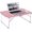 Pink, variant on Foldable Laptop Bed Table with Storage Space, Portable Bed Desk with Folding Legs, Mini Bed Desk for Study Reading Working Breakfast and Picnic, Lap Desk for Bed Sofa Couch Floor & Outdoor Use (Pink)