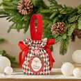 thumbnail image 2 of YIKA Christmas Decoration Christmas Candy Canvas Bag Christmas Eve Party Apples Drawstring Handbag Christmas Gift Bag, 2 of 6