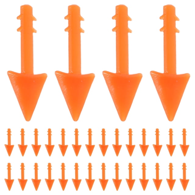 unbranded 200Ud Creative DIY Bird Beak Supplies Orange Plastic Parts for Plush and Doll Crafting