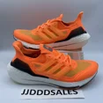 thumbnail image 1 of Adi-das Ultraboost 21 Screaming Orange Running Shoes FZ1920 Men’s Size 8.5 NWT, 1 of 6