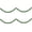 Green, variant on Middle Eastern Festival Garlands 2m Long with Geometric Moons Sturdy PET Party Decor