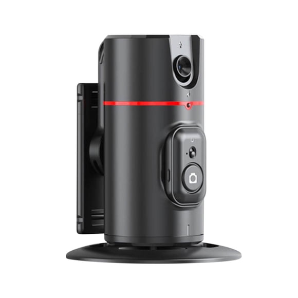 EGNMCR Phone Holders for Your Car New Mobile Phone Follow Camera Pan/Tilt Desktop Live Panoramic Follow Camera Stand With 360 ° Rotation Smart Stand Mobile phone holder
