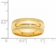thumbnail image 3 of Primal Gold 14 Karat Yellow Gold 8mm Double Milgrain Comfort Fit Band Size 10, 3 of 6